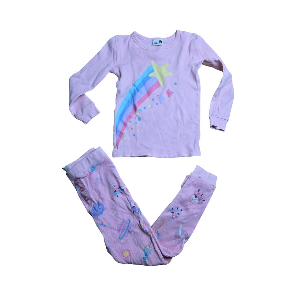 Cotton On Kids Pink Star Pajama Set Size: 6